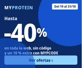 Myprotein hasta 40