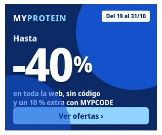 Myprotein hasta 40
