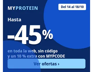 Myprotein hasta 45