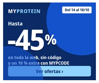 Myprotein hasta 45