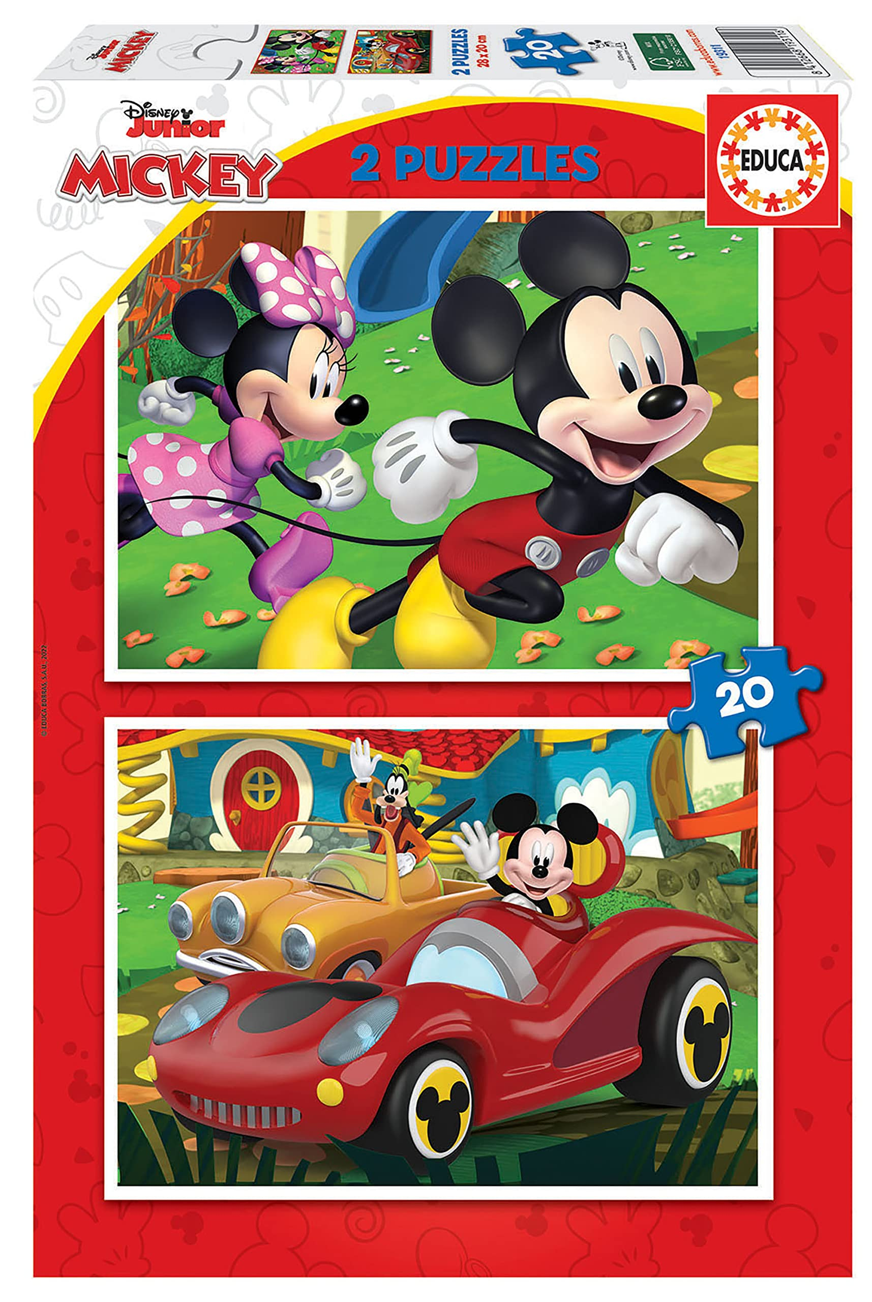 Set de 2 Puzzles Infantiles de Personajes - Educa en Amazon