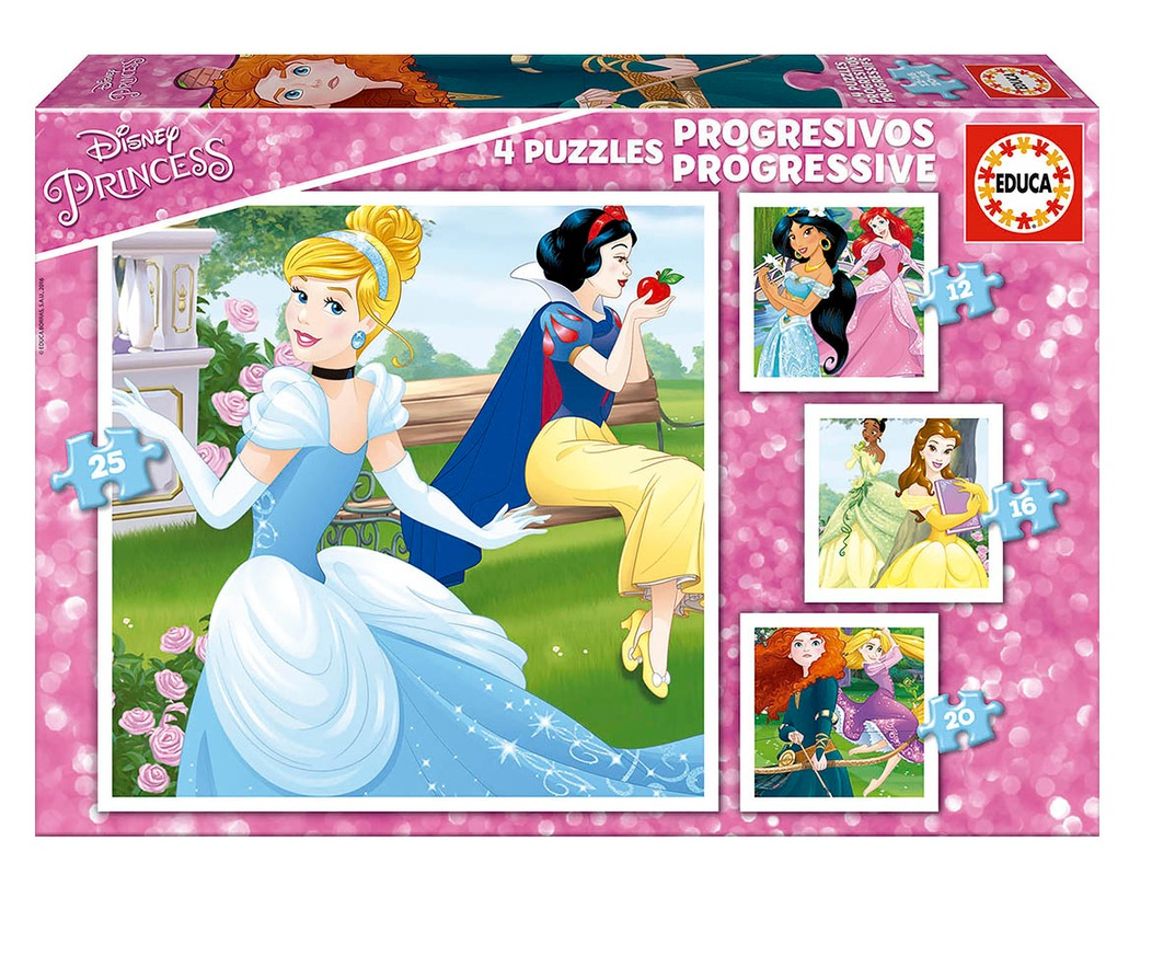 Modelos surtidos Disney Princess - Puzzle progresivo Educa en El Corte ...