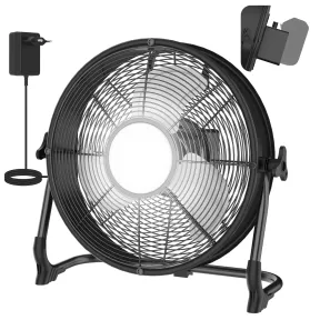 Ventilador T-SUN 30cm industrial con luz y baterías Makita