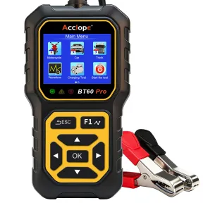 Analizador Digital de Baterías y Sistemas de Carga BT60 Pro