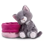 Gato gris NICI de 12 cm plush