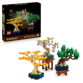 Mini Bonsai Trees LEGO Botanicals: Gingko, Black Pine, Wisteria