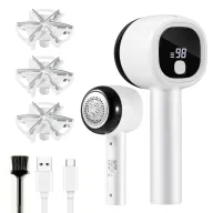 Quitapelusas eléctrico recargable con pantalla LED y 6 hojas