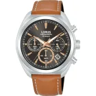 Reloj de Acero Inoxidable LORUS con Correa de Cuero