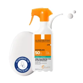 Protector Solar Anthelios SPF50+ Invisible 300ml para Todos