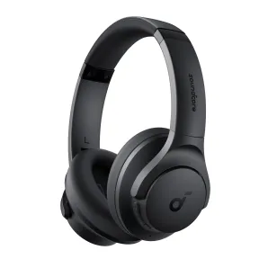 Auriculares híbridos Soundcore Q20i con cancelación de ruido.