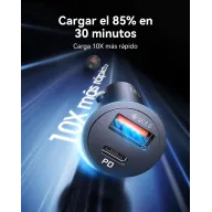 Cargador de Coche 60W USB-C, Carga Rápida 12V Mechero