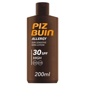 Lotion PIZ BUIN Allergy FPS 30 para piel sensible (200 ml)