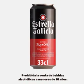 Lata 33 cl de Cerveza Estrella Galicia