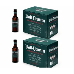 Voll-Damm Cerveza Doble Malta 24 Botellas 25cl Estilo Märzenbier