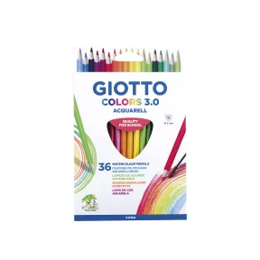 Lápices Acuarelables GIOTTO Colors 3.0 - 36 Colores