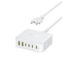 Carga Rápida de 6 Puertos Baseus 120W - USB-C GaN