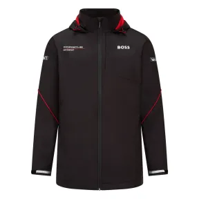 Impermeable negro de Porsche