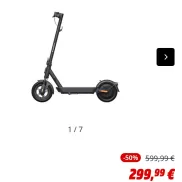 Xiaomi Scooter 5 Plus - Patinete eléctrico 400W, 120 kg