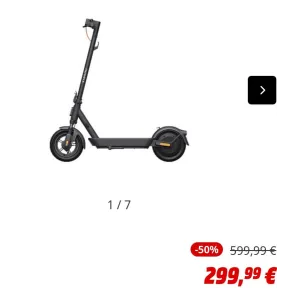 Xiaomi Scooter 5 Plus - Patinete eléctrico 400W, 120 kg
