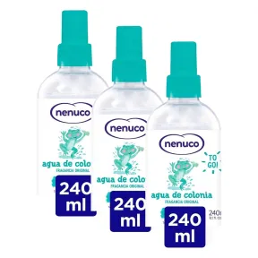 Colonia Nenuco en Pack de 3 unidades