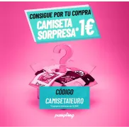 Camiseta sorpresa por 1€ al comprar mínimo 9,99€