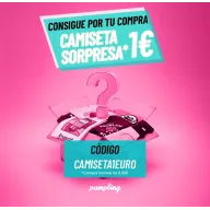 Camiseta sorpresa por 1€ al comprar mínimo 9,99€
