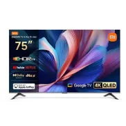 Xiaomi QLED 75" 4K Smart TV con Google TV - Negro