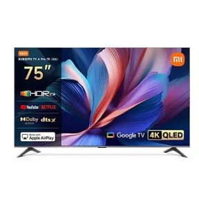 Xiaomi QLED 75" 4K Smart TV con Google TV - Negro