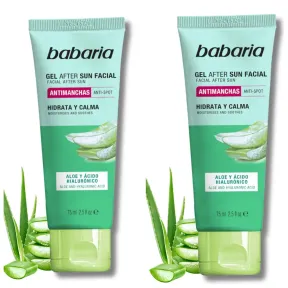 Crema After Sun Aloe Vera y Ácido Hialurónico 75 ml (2x)