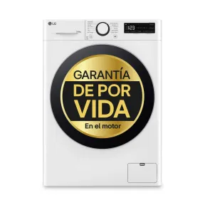 Lavasecadora inteligente LG F4DR6009A1W 10% más eficiente