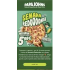 Papa John's: Mediana a 5,99€ en Semana Redonda