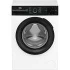 Lavadora Beko 8kg Carga Frontal A Blanca y Negra 1200rpm