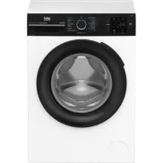 Lavadora Beko 8kg Carga Frontal A Blanca y Negra 1200rpm