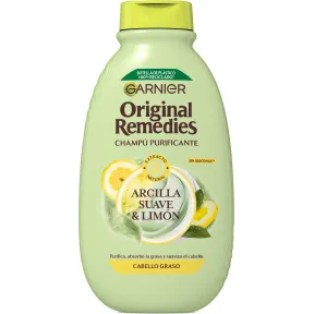 Champú Garnier Limón Arcilla Suave para Pelo Graso 400ml