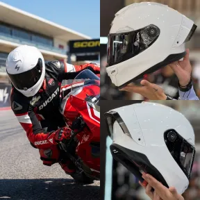 Casco SCORPION Exo Race FIM2 + ECE22.06 | Carbono y PinLock