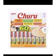 Snack cremoso para gatos CHURU Pollo (60 x 14 g)