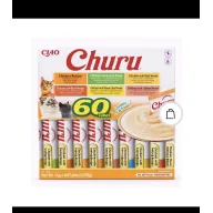 Snack cremoso para gatos CHURU Pollo (60 x 14 g)