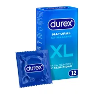 Preservativos Durex Natural XL, 12 unidades en caja