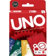 UNO 80.º Aniversario - Juego de Cartas Rojo Rubí Mattel