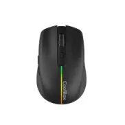 Mouse gaming inalámbrico Coolbox W01 negro 1600 DPI recargable.