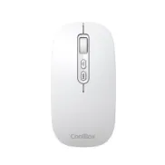 Ratón inalámbrico Coolbox W02 blanco 1600 DPI RF+BT