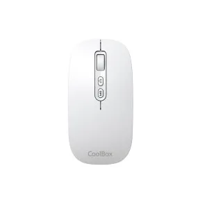 Ratón inalámbrico Coolbox W02 blanco 1600 DPI RF+BT