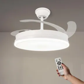 Ventilador de Techo LED 66W con Luz Regulable y Control CCT