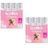Scottex Original: 192 rollos de papel higiénico