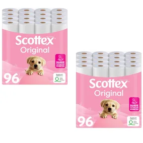 Scottex Original: 192 rollos de papel higiénico