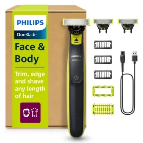 Afeitadora y recortadora Philips OneBlade 360 para barba y cuerpo