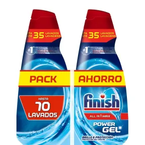 Detergente Gel Finish All in 1 Max Power para Lavavajillas