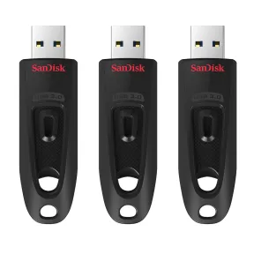 SanDisk Ultra 32 GB - 3 unidades USB 3.0 hasta 130 MB/s