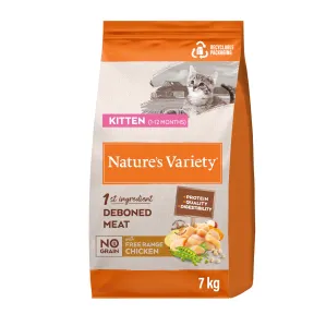 No Grain Pienso para Gatos Kitten con Pollo - 7kg de Nature's Variety