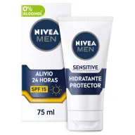 NIVEA MEN Hidratante Protector FP15 para Piel Sensible 75 ml